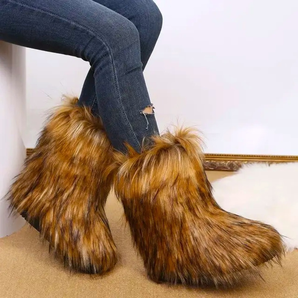 Faux Fur Winter Boots